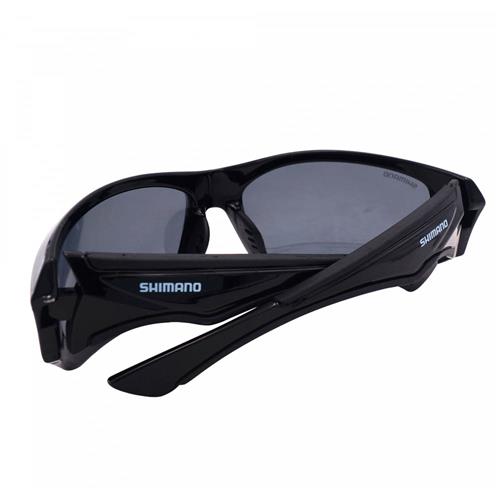 Oculos de Sol Shimano Speedmaster - Armacao Preta Float - Lente Cinza Polarizada